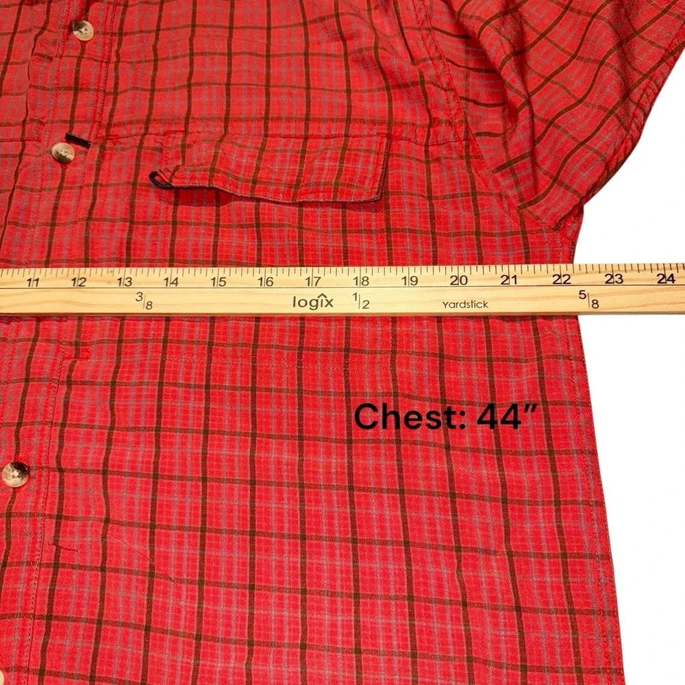 The North Face‎ Vented Plaid Shirt Mens Medium